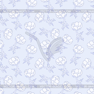 Floral seamless pattern - vector clipart