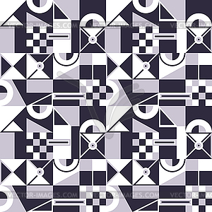 Abstract seamless geometric pattern - vector clipart