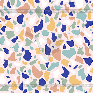 Terrazzo seamless pattern - vector clipart