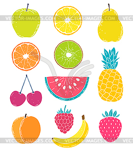 Fruits - vector clipart