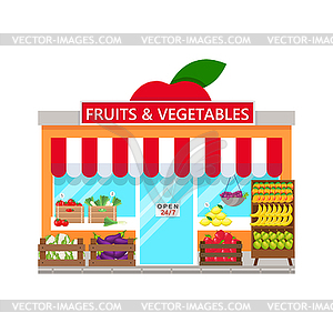 Farm shop - royalty-free vector image