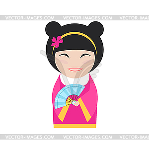 Chinese woman - vector image