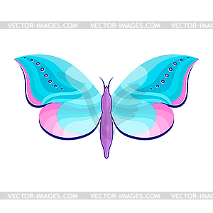 Butterfly i background - vector clipart
