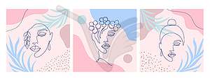 Set of flyers - vector image