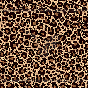 Leopard skin pattern - vector clipart