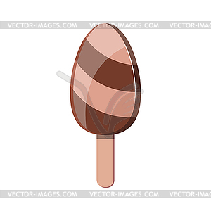 Colorful tasty ice cream - vector image