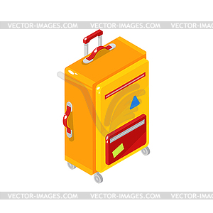 Bag in isometric style - vector clipart