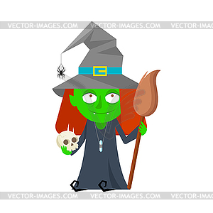 Witch - vector clip art