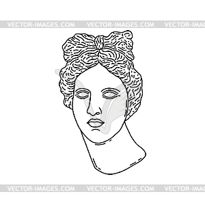 Greek god Apollo - vector clipart