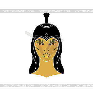 Greek goddess Athena - vector image