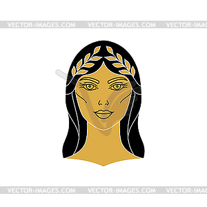 Greek goddess Demeter - vector clip art