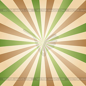 Vintage abstract background explosion rays - vector clipart