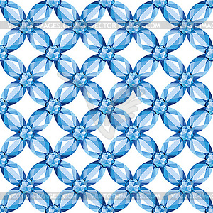 Flower Mesh sapphires seamless texture - vector clip art