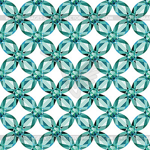 Flower Mesh aquamarine seamless texture - vector EPS clipart