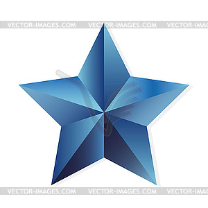 Star sapphire object - vector clip art