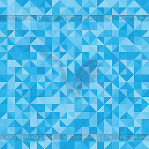 Abstract background blue triangles - vector image