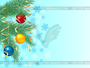 Festive winter background - vector EPS clipart