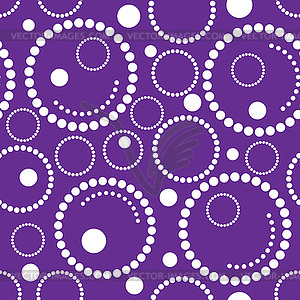 Geometric purple background circles - vector clipart