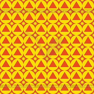 Seamless abstract geometric pattern - vector clipart