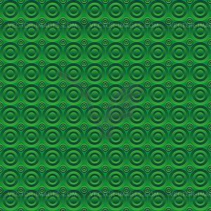 Abstract green background circles volume - vector clipart / vector image