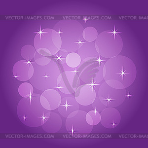 Abstract background with bokeh lilac - vector image