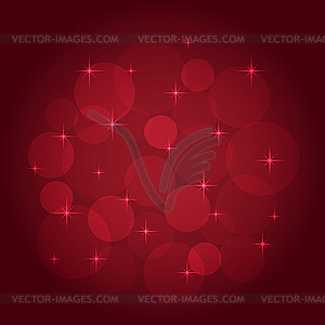 Abstract background with bokeh red - vector clip art