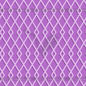 Seamless rhombuses pattern on lilac background - vector clipart