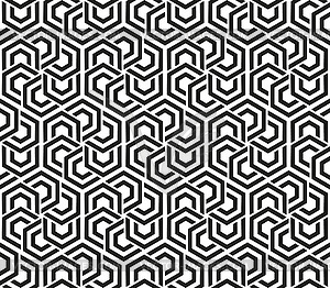 Абстрактный геометрический фон черный и белый - изображение в векторном виде