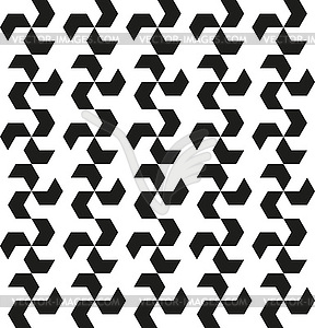 Abstract geometric background black shapes - vector clip art