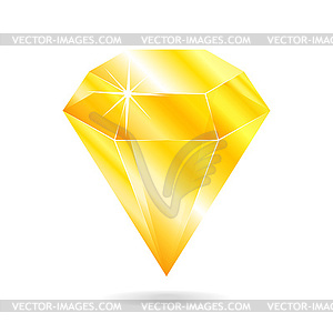 Topaz gemstone - vector image