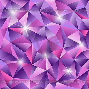 Crystal textured abstract background - vector clip art