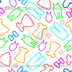 Babyclothes mc - vector clip art