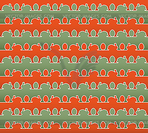 Repeating Easter packing and background design - vector clipart