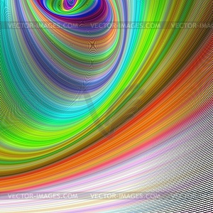 Abstract colorful curved geometric background - vector image