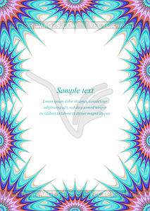 Colorful page corner design template - royalty-free vector clipart