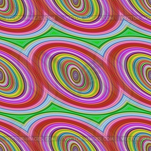 Colorful seamless ellipse pattern background - vector clipart