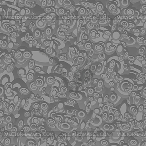 Grey seamless ellipse pattern background - vector clipart