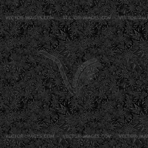 Black seamless star pattern background - vector image