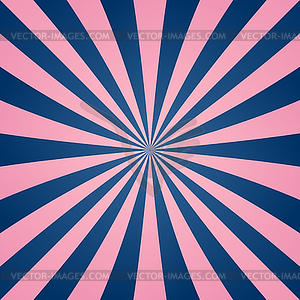 Pink blue ray burst background - vector clipart