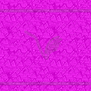 Magenta seamless triangle pattern background - vector image