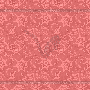 Coral seamless star pattern background - stock vector clipart