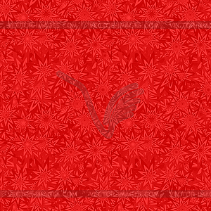 Red seamless floral pattern background - vector clip art