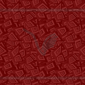 Maroon seamless irregular rectangle background - vector image