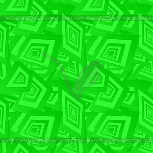 Green seamless rectangle pattern background - vector clipart