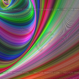 Vivid vortex - abstract art background - vector clipart