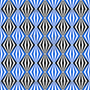 Black and blue seamless pattern - royalty-free vector image