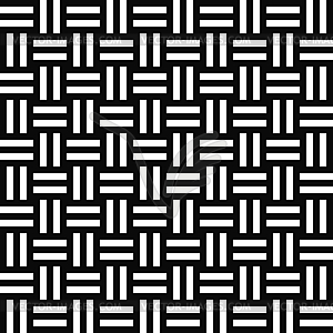 Simple repeating monochrome stripe pattern - stock vector clipart