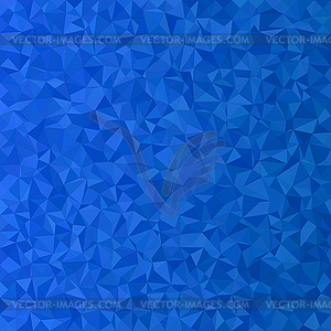 Синий фон нерегулярный треугольник мозаики - векторизованное изображение