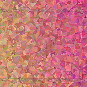 Irregular triangle mosaic background design - vector clip art