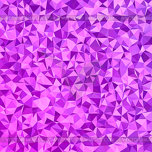 Pink irregular triangle mosaic background design - vector clipart / vector image